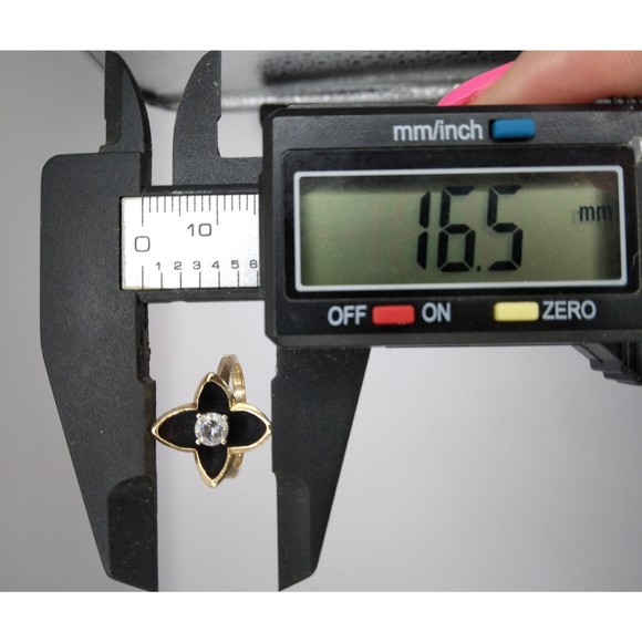 Rare Find 14kt Gold Flower Ring Modernist Mastercraft 1960&#39;s - Picture 5 of 7